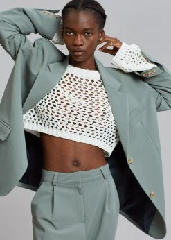 The Frankie Shop CLOTHING Felola Blazer - Sage 13 The Frankie Shop CLOTHING Felola Blazer - Sage