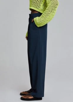 The Frankie Shop CLOTHING Felola Suit Pants - Deep Navy