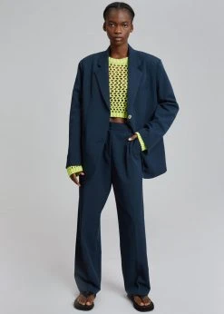 The Frankie Shop CLOTHING Felola Suit Pants - Deep Navy