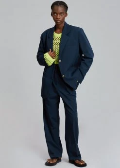 The Frankie Shop CLOTHING Felola Suit Pants - Deep Navy