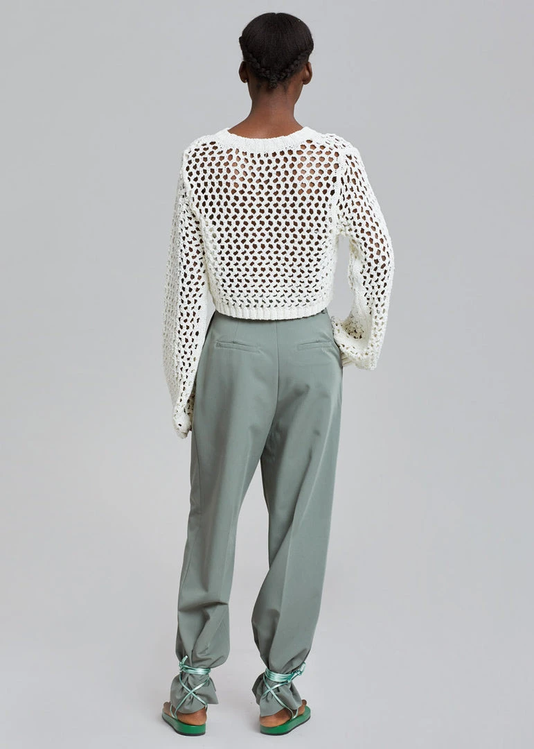 The Frankie Shop CLOTHING Felola Suit Pants - Sage 8 The Frankie Shop CLOTHING Felola Suit Pants - Sage