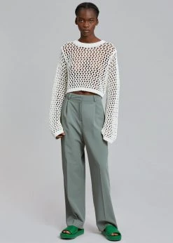 The Frankie Shop CLOTHING Felola Suit Pants - Sage