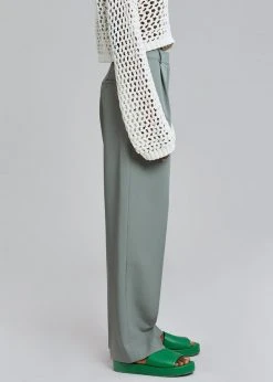 The Frankie Shop CLOTHING Felola Suit Pants - Sage 12 The Frankie Shop CLOTHING Felola Suit Pants - Sage