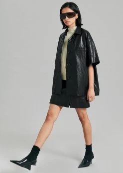 Art Is Over Femery Mini Skirt - Black CLOTHING