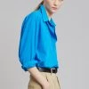 The Frankie Shop Fia Shirt - Cobalt CLOTHING