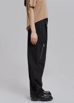 Angelo Bianco Fontia Cargo Pants - Black CLOTHING