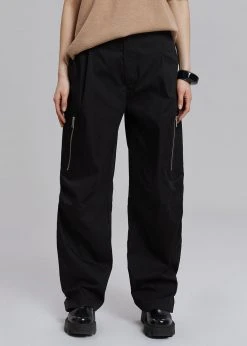Angelo Bianco Fontia Cargo Pants - Black CLOTHING