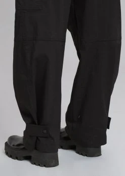 Angelo Bianco Fontia Cargo Pants - Black CLOTHING