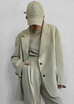 The Frankie Shop ACCESSORIES Frankie Baseball Hat - Sage