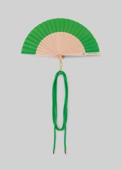 The Frankie Shop TFS X Duvelleroy Take Away Fan - Kelly Green Swimwear