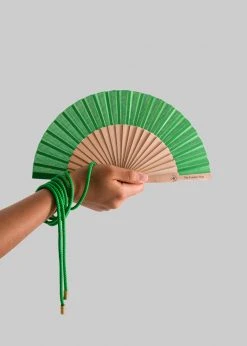 The Frankie Shop TFS X Duvelleroy Take Away Fan - Kelly Green Swimwear