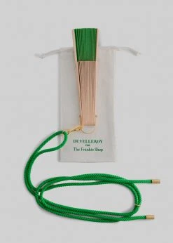 The Frankie Shop TFS X Duvelleroy Take Away Fan - Kelly Green Swimwear