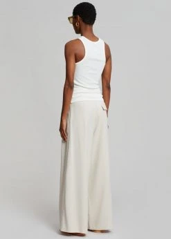 Abigail CLOTHING Gail Pleated Wide Pants - Sand