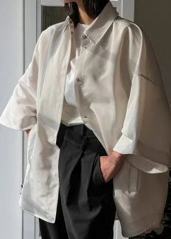 The Frankie Shop Galene Overshirt - Cream 27 The Frankie Shop Galene Overshirt - Cream