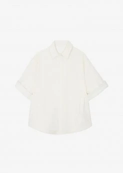 The Frankie Shop Galene Overshirt - Cream 29 The Frankie Shop Galene Overshirt - Cream