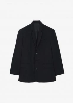 The Frankie Shop CLOTHING Gelso Oversized Blazer - Black