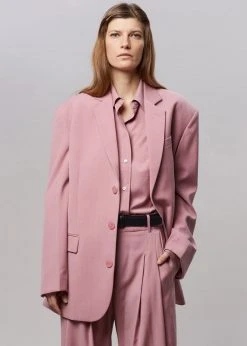 The Frankie Shop CLOTHING Gelso Oversized Blazer - Rose