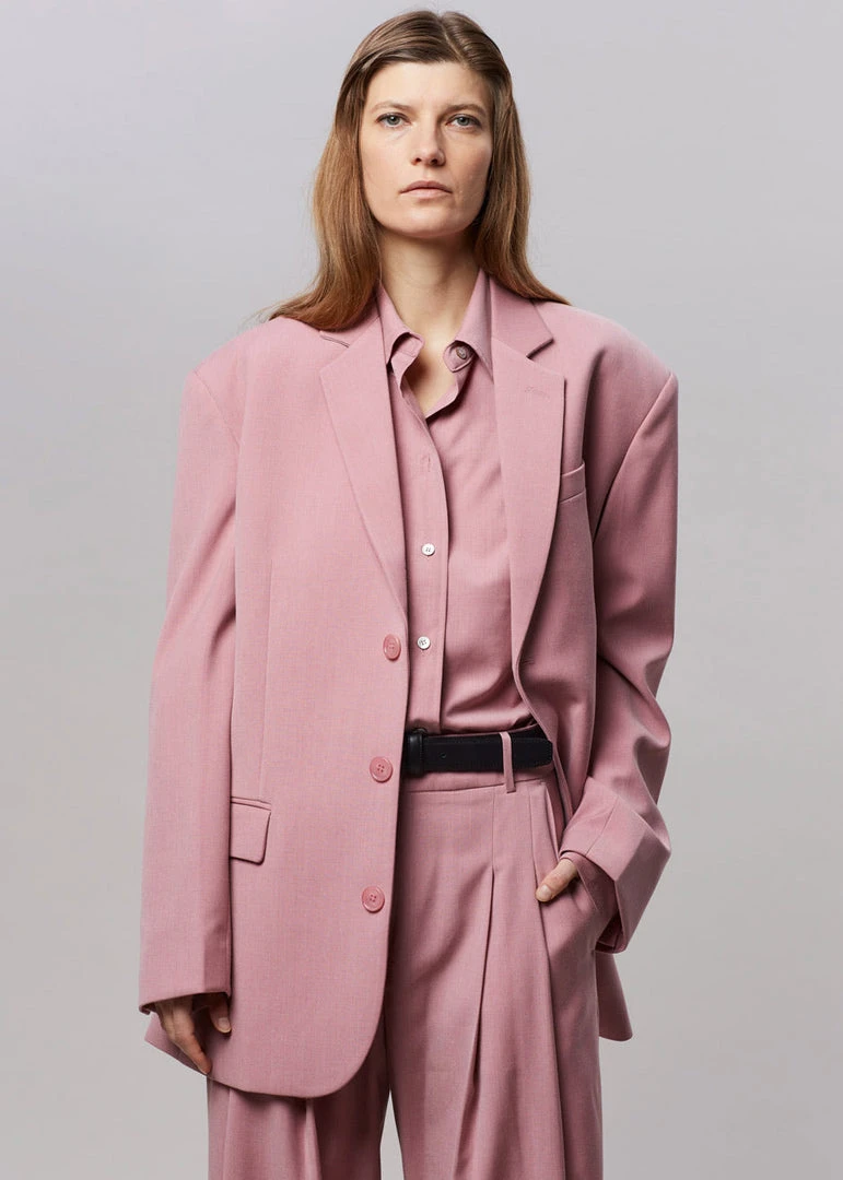 The Frankie Shop CLOTHING Gelso Oversized Blazer - Rose 2 The Frankie Shop CLOTHING Gelso Oversized Blazer - Rose