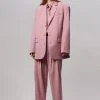 The Frankie Shop CLOTHING Gelso Oversized Blazer - Rose