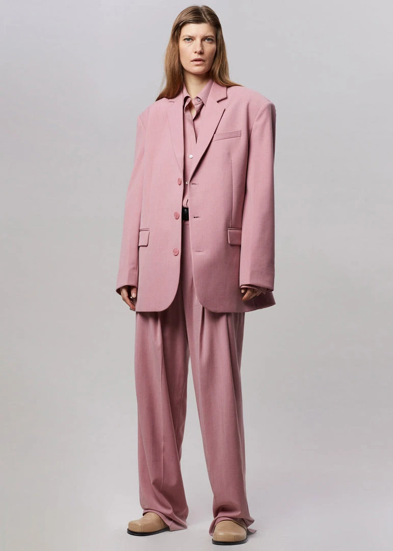 The Frankie Shop CLOTHING Gelso Oversized Blazer - Rose 1 The Frankie Shop CLOTHING Gelso Oversized Blazer - Rose