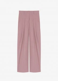 The Frankie Shop CLOTHING Gelso Pleated Trousers - Rose 37 The Frankie Shop CLOTHING Gelso Pleated Trousers - Rose