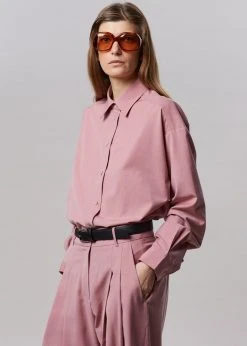 The Frankie Shop Gelso Shirt - Rose CLOTHING