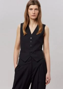 The Frankie Shop CLOTHING Gelso Waistcoat - Black 16 The Frankie Shop CLOTHING Gelso Waistcoat - Black