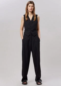 The Frankie Shop CLOTHING Gelso Waistcoat - Black 15 The Frankie Shop CLOTHING Gelso Waistcoat - Black