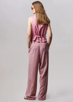 The Frankie Shop Gelso Waistcoat - Rose CLOTHING