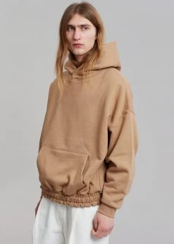 The Frankie Shop Men Gene Hoodie - Hazelnut