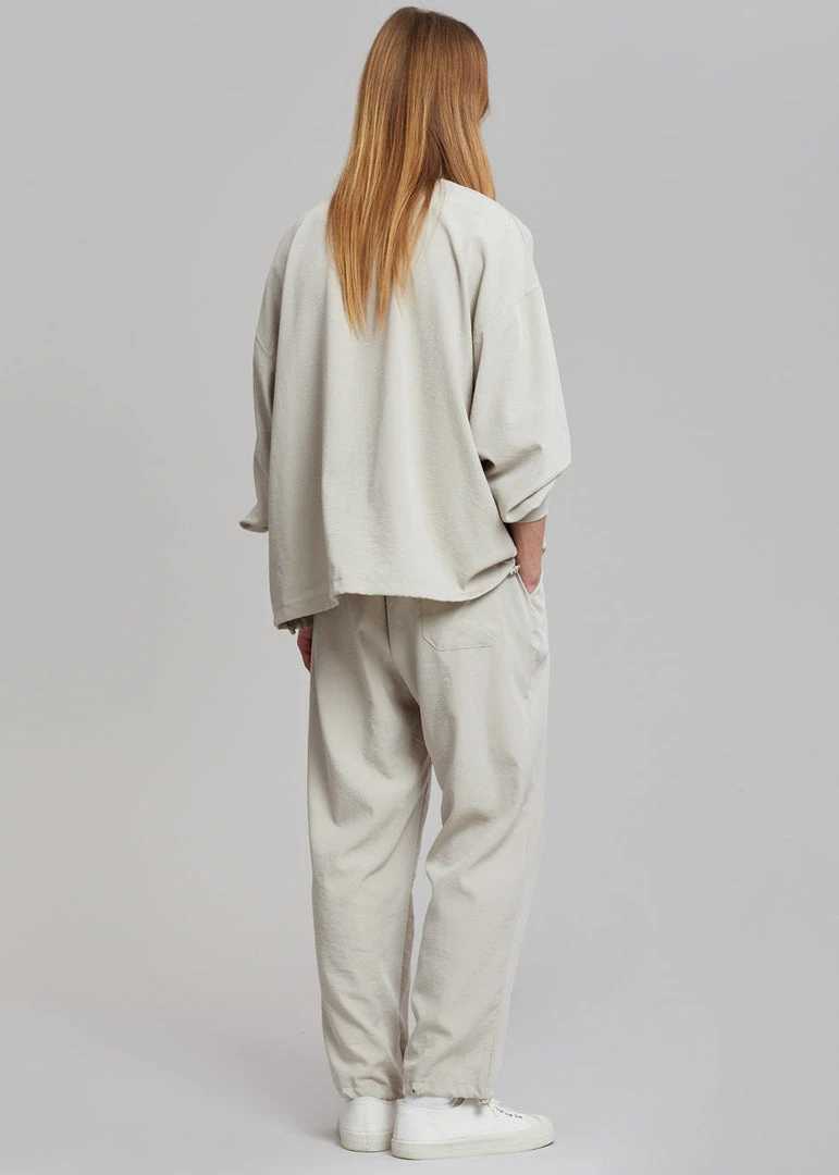 The Frankie Shop Geoff String Jogger - Oyster Men 9 The Frankie Shop Geoff String Jogger - Oyster Men