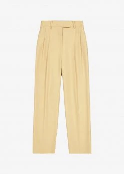 Blossom Georgina Wool Blend Pants - Cornsilk CLOTHING 19 Blossom Georgina Wool Blend Pants - Cornsilk CLOTHING