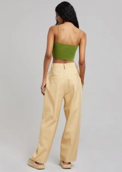 Blossom Georgina Wool Blend Pants - Cornsilk CLOTHING 18 Blossom Georgina Wool Blend Pants - Cornsilk CLOTHING