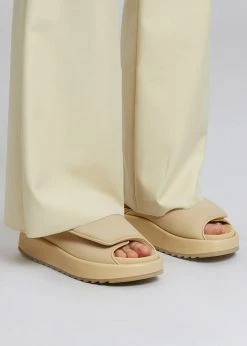 SHOES Gia Borghini Gia 1 Padded Slides - Butter Yellow 15 SHOES Gia Borghini Gia 1 Padded Slides - Butter Yellow