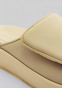 SHOES Gia Borghini Gia 1 Padded Slides - Butter Yellow 14 SHOES Gia Borghini Gia 1 Padded Slides - Butter Yellow