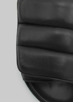 Gia Borghini Gia 3 Padded Slides - Black SHOES