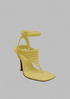 SHOES Gia Borghini Gia 8 Thong Sandals - Butter Yellow