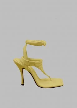 SHOES Gia Borghini Gia 8 Thong Sandals - Butter Yellow