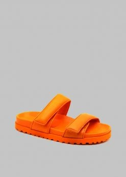 Gia Borghini Gia X Pernille Double Strap Sandal - Flash Orange SHOES