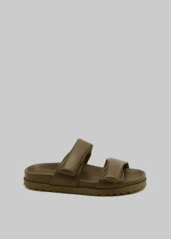 Gia Borghini Gia X Pernille Double Strap Sandal - Olive