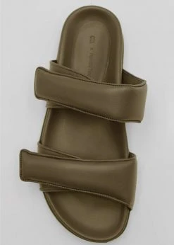 Gia Borghini Gia X Pernille Double Strap Sandal - Olive