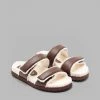 Gia X Pernille Teisbaek GIA X Pernille Double Strap Sandals - Chocolate SHOES