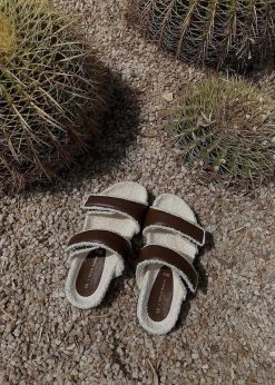 Gia X Pernille Teisbaek GIA X Pernille Double Strap Sandals - Chocolate SHOES