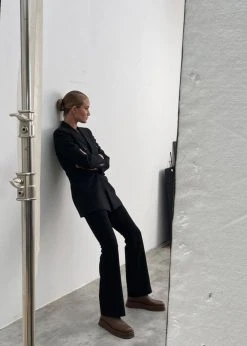 Gia Borghini GIA X RHW Rosie 11 Ankle Boots - Chocolate SHOES