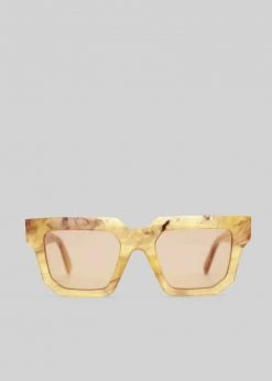Gia Borghini Gia X RHW Sunnies - Amber Marble ACCESSORIES