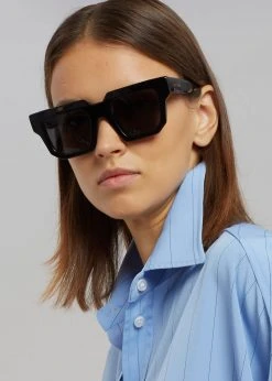 Gia Borghini ACCESSORIES Gia X RHW Sunnies - Black