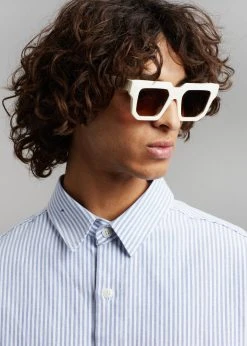 Gia Borghini Gia X RHW Sunnies - Ivory ACCESSORIES