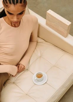 ACCESSORIES GIA X RHW Wooden Clutch - Travertino