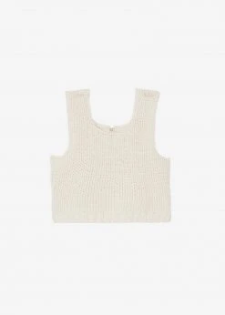 Plat Giada Knit Vest - Cream 17 Plat Giada Knit Vest - Cream