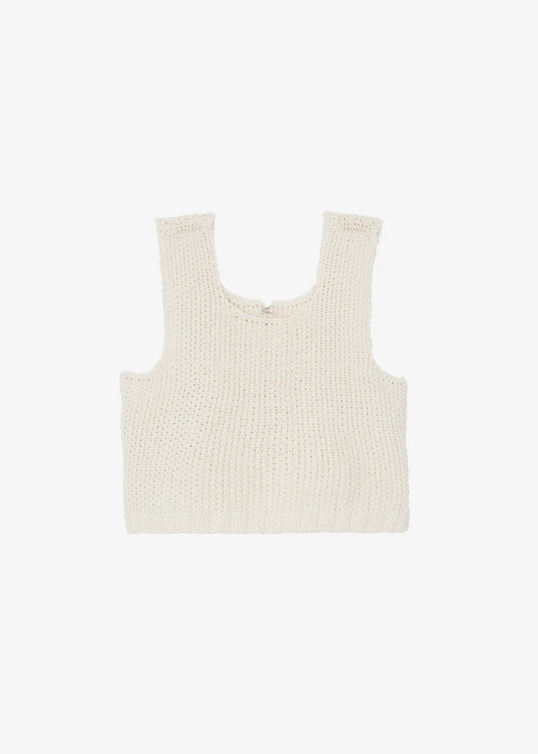 Plat Giada Knit Vest - Cream 9 Plat Giada Knit Vest - Cream